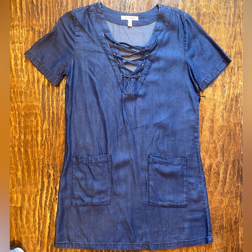 Life in Progress Denim Dress